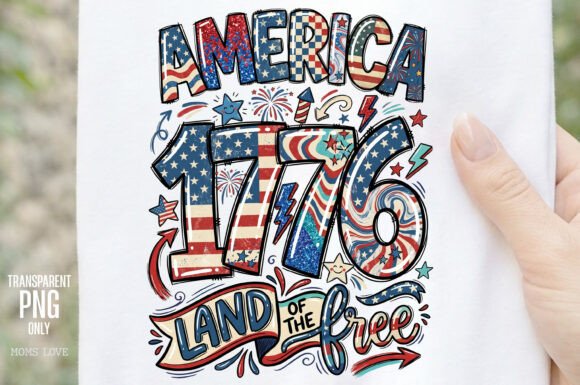 Celebrating Independence: The America 1776 Land of the Free PNG