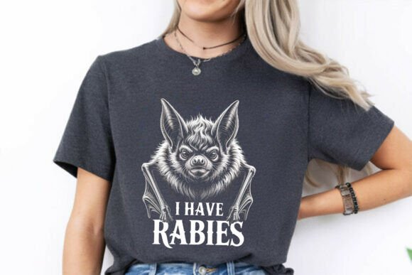 I Have Rabies Vintage Bat Sweatshirt PNG: Your Go-To Spooky Design Asset