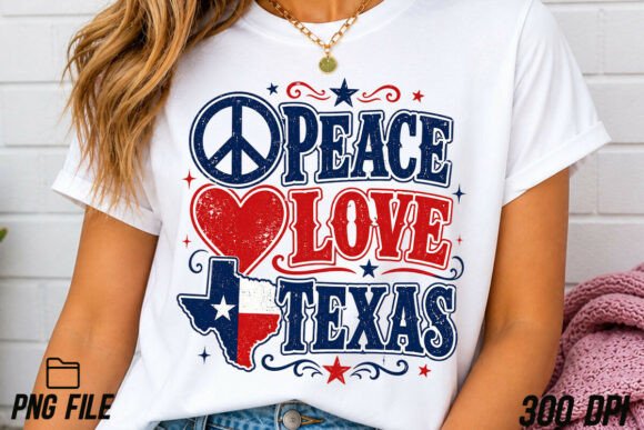 Peace Love Texas PNG: Your Go-To Texas PNG for Design Projects