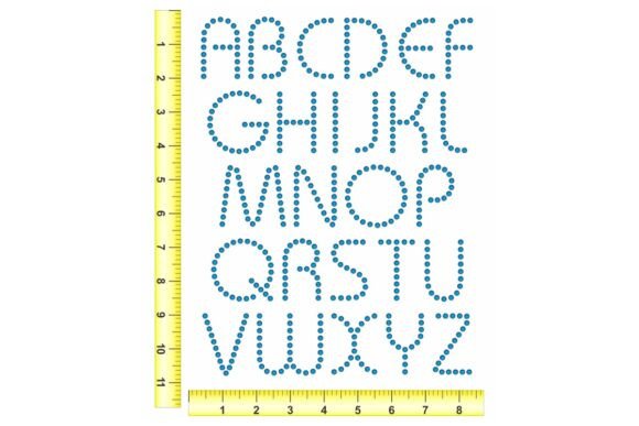 Rhinestone Design FONT - ARUBA 2