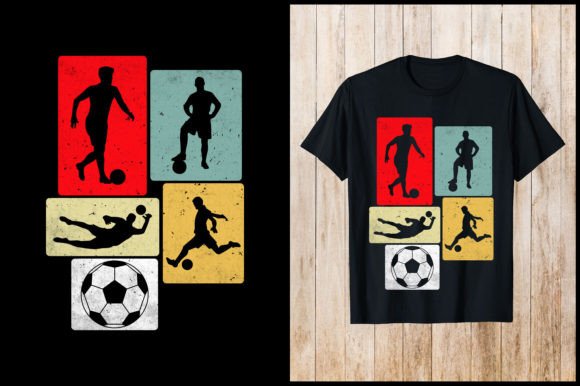 Soccer Vintage Retro Playing T-Shirt: A Designer's Asset
