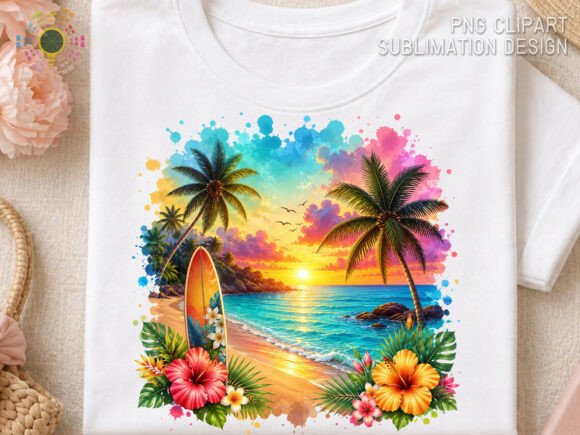 Tropical Sunset Beach Paradise Summer: A Designer's Guide